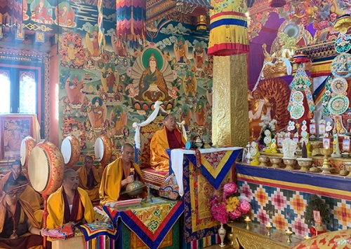 The ceremony ceremony of Thegtse Woesel Choling, Bumthang, Bhutan from 29th October to 9th November 2019.